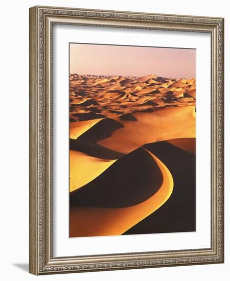 Sahara, Sanddv¼nen, Afrika, Nordafrika, Wv¼ste, Erg, Dv¼nen-Thonig-Framed Photographic Print