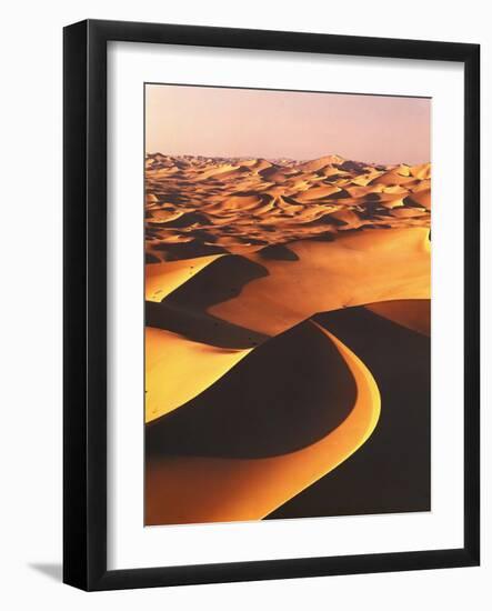 Sahara, Sanddv¼nen, Afrika, Nordafrika, Wv¼ste, Erg, Dv¼nen-Thonig-Framed Photographic Print