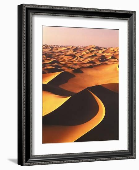 Sahara, Sanddv¼nen, Afrika, Nordafrika, Wv¼ste, Erg, Dv¼nen-Thonig-Framed Photographic Print