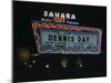 Sahara Sign Advertising Dennis Day. Las Vegas, 1955-Loomis Dean-Mounted Photographic Print