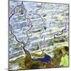 Saharan Desert Rivers, Satellite Image-null-Mounted Premium Photographic Print