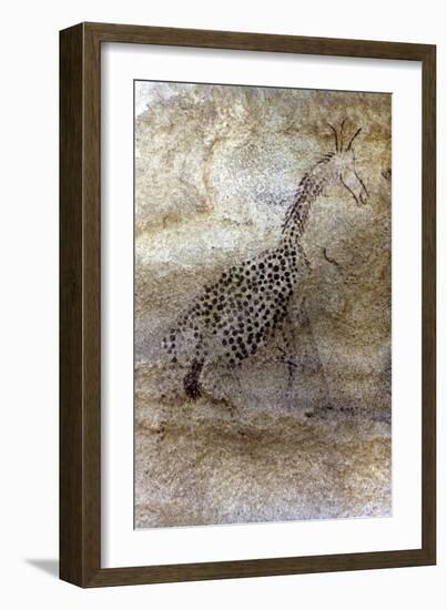 Saharan Rock Painting-null-Framed Giclee Print