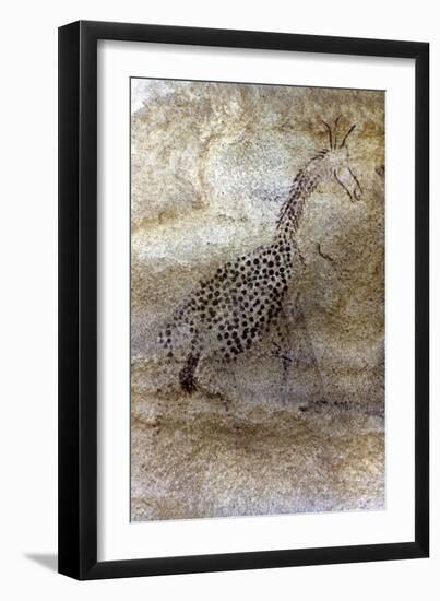 Saharan Rock Painting-null-Framed Giclee Print