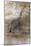Saharan Rock Painting-null-Mounted Giclee Print