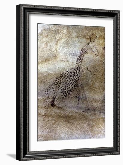 Saharan Rock Painting-null-Framed Giclee Print