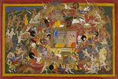 Battle Scene at Lanka-Sahib Din-Mounted Giclee Print