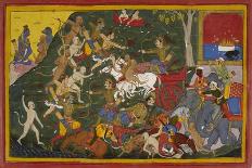 Ramayana, Yuddha Kanda-Sahib Din-Giclee Print