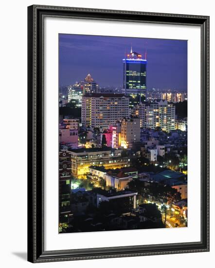 Saigon City, Ho Chi Minh City, Vietnam-Walter Bibikow-Framed Photographic Print