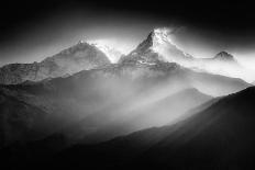 Annapurna Mountains in Sunrise Light-saiko3p-Photographic Print