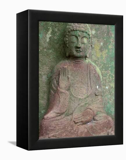 Saikyoji Temple, Buddha Statue, Hirado, Nagasaki, Japan-Rob Tilley-Framed Premier Image Canvas