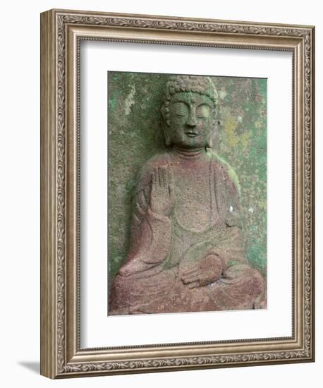 Saikyoji Temple, Buddha Statue, Hirado, Nagasaki, Japan-Rob Tilley-Framed Photographic Print