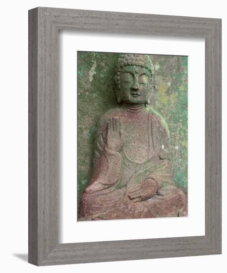 Saikyoji Temple, Buddha Statue, Hirado, Nagasaki, Japan-Rob Tilley-Framed Photographic Print