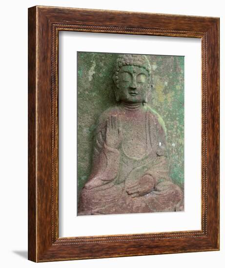 Saikyoji Temple, Buddha Statue, Hirado, Nagasaki, Japan-Rob Tilley-Framed Photographic Print