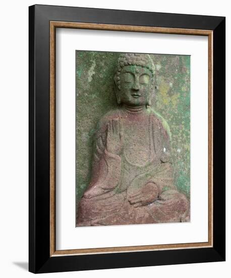 Saikyoji Temple, Buddha Statue, Hirado, Nagasaki, Japan-Rob Tilley-Framed Photographic Print