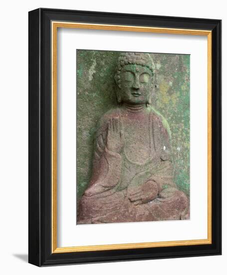 Saikyoji Temple, Buddha Statue, Hirado, Nagasaki, Japan-Rob Tilley-Framed Photographic Print