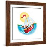 Sail Away! - Humpty Dumpty-Elisa Chavarri-Framed Giclee Print