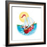 Sail Away! - Humpty Dumpty-Elisa Chavarri-Framed Giclee Print