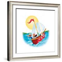 Sail Away! - Humpty Dumpty-Elisa Chavarri-Framed Giclee Print