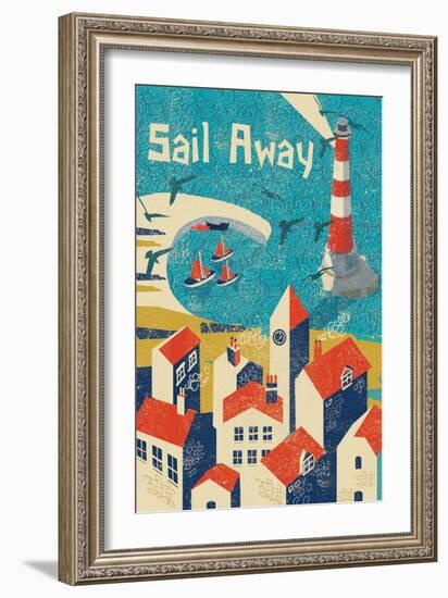 Sail Away-Rocket 68-Framed Giclee Print