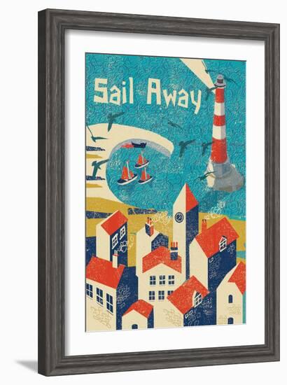 Sail Away-Rocket 68-Framed Giclee Print