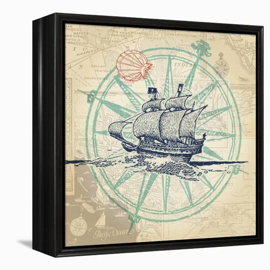 Sail Away-The Saturday Evening Post-Framed Premier Image Canvas