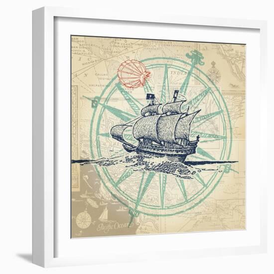 Sail Away-The Saturday Evening Post-Framed Giclee Print
