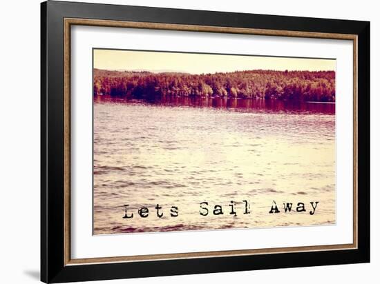 Sail Away-Vintage Skies-Framed Giclee Print