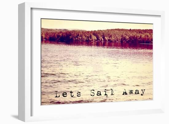 Sail Away-Vintage Skies-Framed Giclee Print