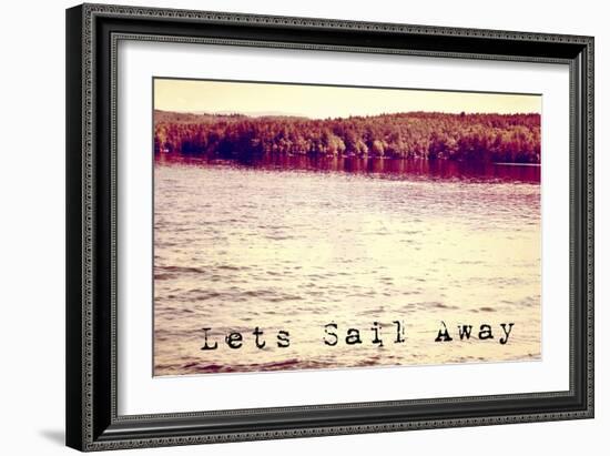 Sail Away-Vintage Skies-Framed Giclee Print