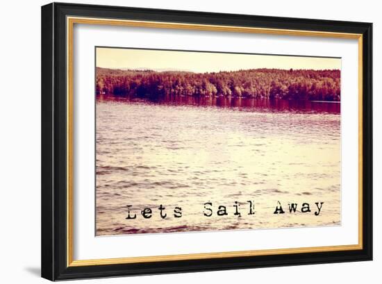 Sail Away-Vintage Skies-Framed Giclee Print