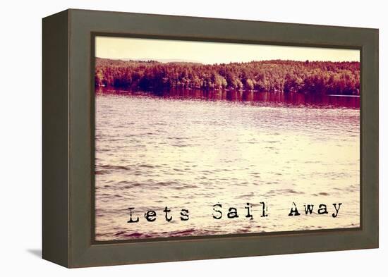 Sail Away-Vintage Skies-Framed Premier Image Canvas