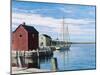 Sail Boat Rockport-Bruce Dumas-Mounted Giclee Print