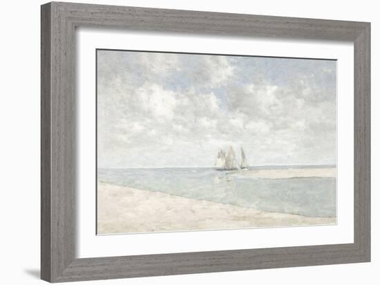 Sail Boats 4, 2023-Jesse Carter-Framed Art Print