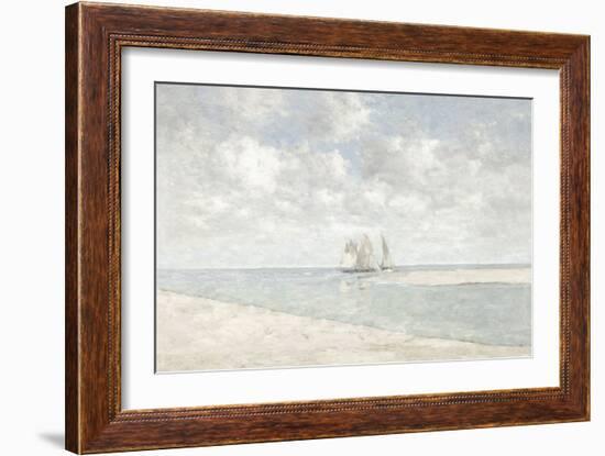 Sail Boats 4, 2023-Jesse Carter-Framed Art Print