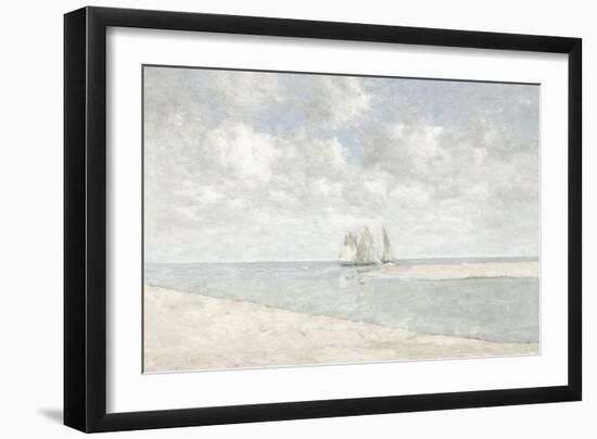 Sail Boats 4, 2023-Jesse Carter-Framed Art Print