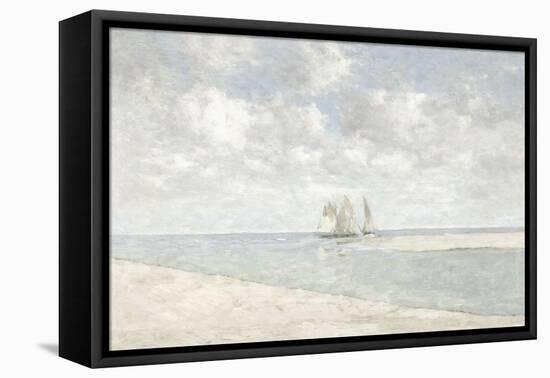 Sail Boats 4, 2023-Jesse Carter-Framed Stretched Canvas