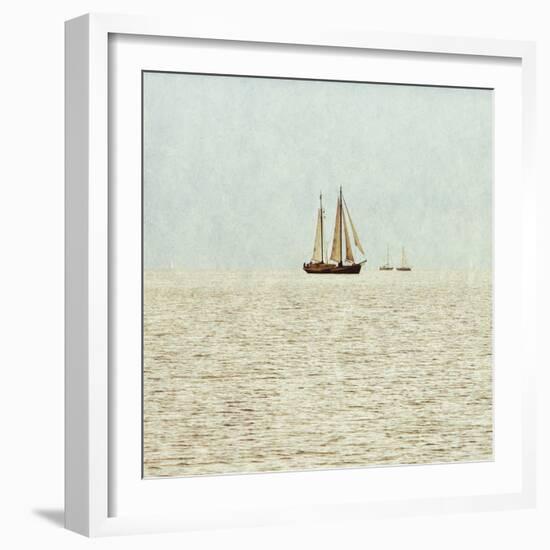 Sail Boats I-Kathy Mansfield-Framed Art Print