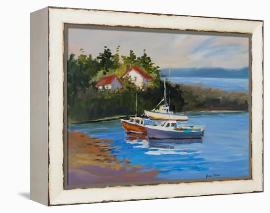 Sail Boats-Jane Slivka-Framed Stretched Canvas