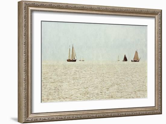 Sail Boats-Kathy Mansfield-Framed Art Print