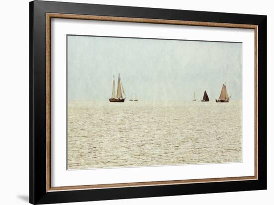 Sail Boats-Kathy Mansfield-Framed Art Print