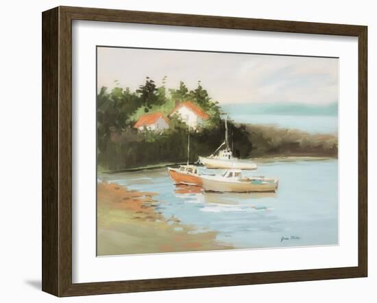 Sail Boats-Jane Slivka-Framed Art Print