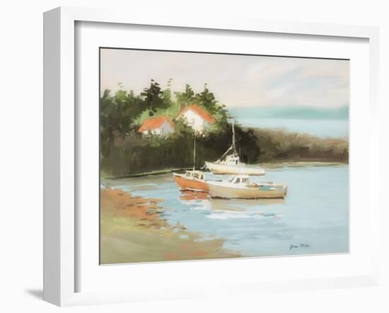 Sail Boats-Jane Slivka-Framed Art Print