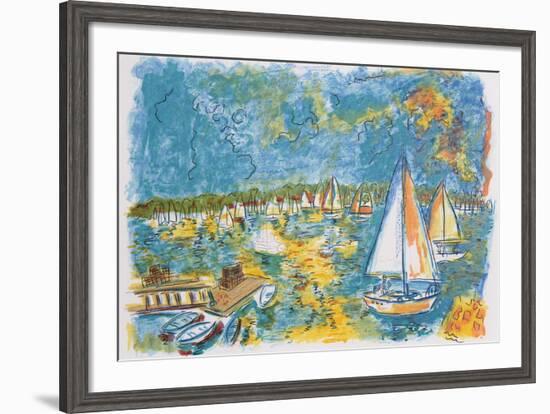 Sail Day-Wayne Ensrud-Framed Collectable Print