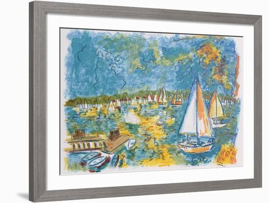 Sail Day-Wayne Ensrud-Framed Collectable Print