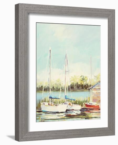 Sail Harbor-Jane Slivka-Framed Art Print