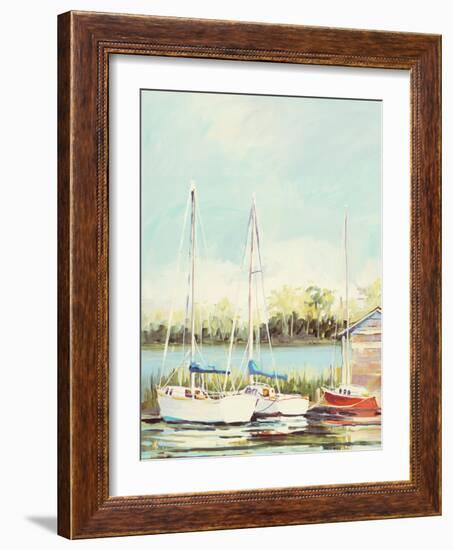 Sail Harbor-Jane Slivka-Framed Art Print