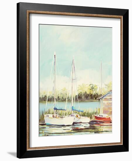 Sail Harbor-Jane Slivka-Framed Art Print