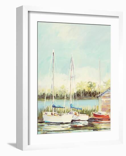 Sail Harbor-Jane Slivka-Framed Art Print