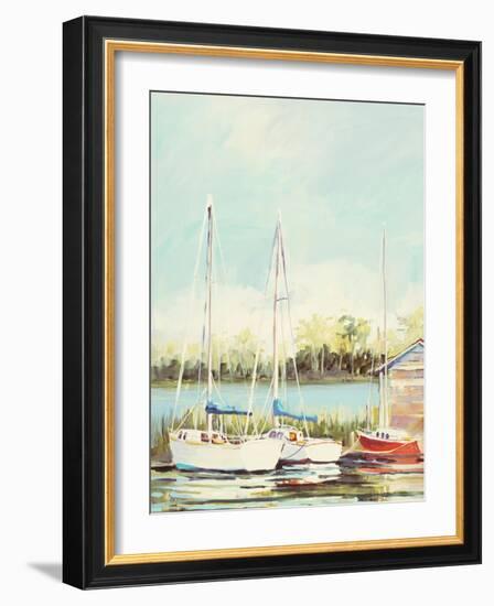 Sail Harbor-Jane Slivka-Framed Art Print