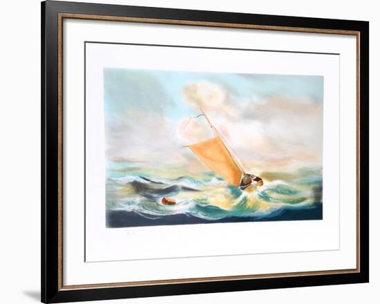 Sail in the Storm-Fioravanti-Framed Limited Edition